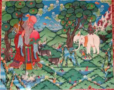 ༄༅།། ཚེ་རིང་རྣམ་དྲུག་དང་བཀྲ་ཤིས་རྟགས་བརྒྱད།