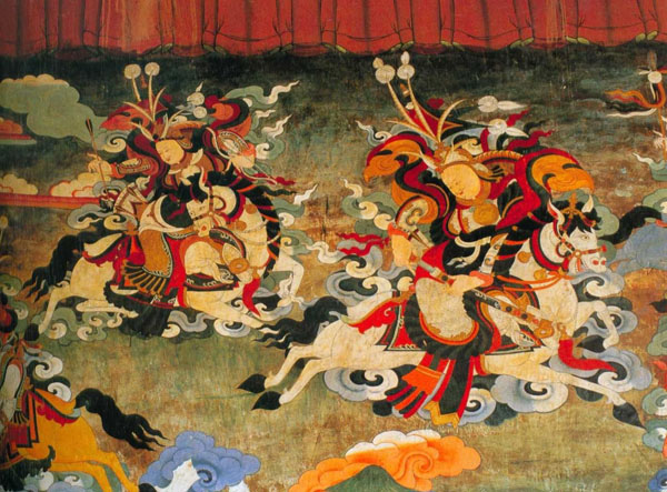 གླིང་དཔའ་རྟུལ་སུམ་ཅུའི་གདུང་འབུམ་གྱི་ལོ་རྒྱུས་བློ་ལྡན་དགའ་བའི་གཏམ།