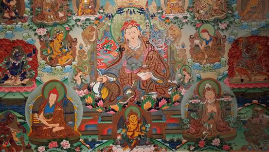 ༄༅། །རེབ་གོང་ལྷ་རིས་སྒྱུ་རྩལ་ཁང་བྱུང་ཚུལ།