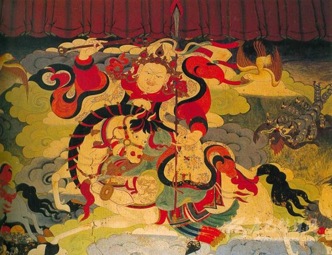 ༄༅།། ཇོ་རུའི་ཆིབས་རྟ་འདོ་ཆེན་རྐྱང་རྒོད་འཕེར་བའི་བཤད་པ།