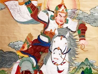 ༄༅།།གླིང་གེ་སར་རྒྱལ་པོའི་སྒྲུང་གི་ལྷ་ཀླུ་གཉན་གསུམ་གྱི་སྡེ་ཚན་ལས་འཕྲོས་ཏེ་རིག་གནས་མཚོན་དོན་ལ་དཔྱད་པ།