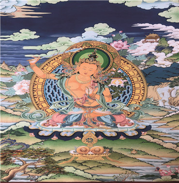 ༄༅། །འབྲུག་མོ་རྒྱལ་གྱི་ཐང་ཀའི་བརྩམས་ཆོས་བདམས་བཀོད།